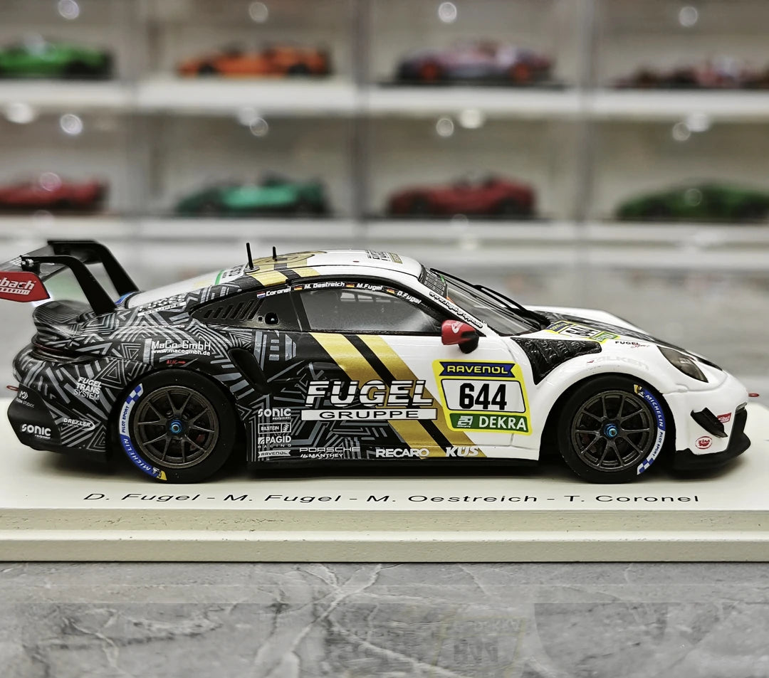 1:43 Porsche 2025 911 GT3 Cup 992 #644 Max Kruse Racing 24h Nurburgring model car by Spark - view 9