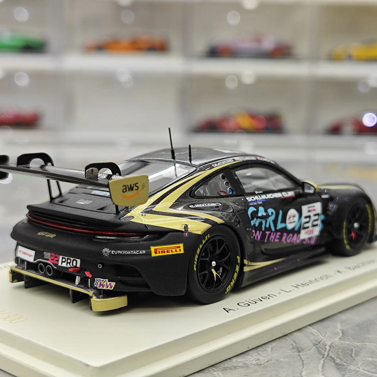 Porsche 2025 911 GT3 R 992 #22 슈마허 CLRT 24시간 스파 1:43 레진 수집 모델 - 뷰 8