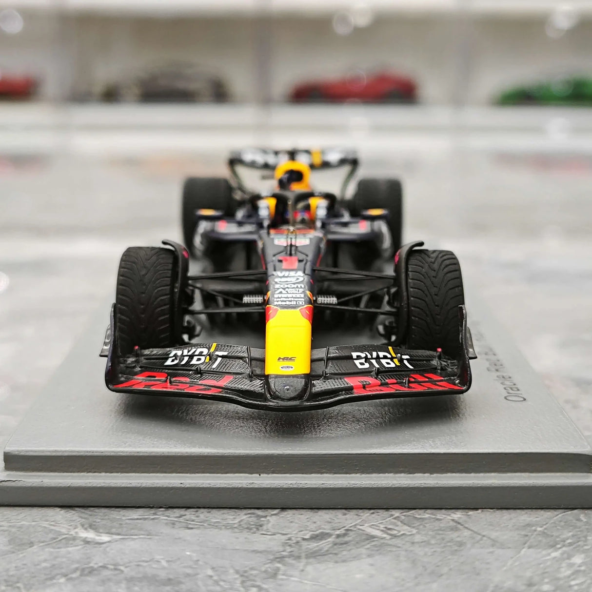 1:43 Red Bull 2024 RB20 #1 Brazilian GP Max Verstappen F1 resin model car by Spark - view 1