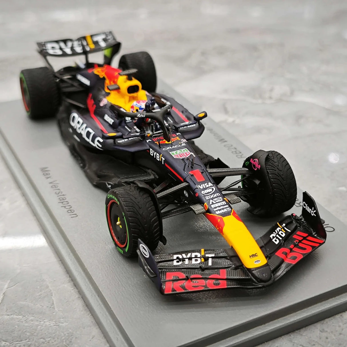 1:43 Red Bull 2024 RB20 #1 Brazilian GP Max Verstappen F1 resin model car by Spark - view 10