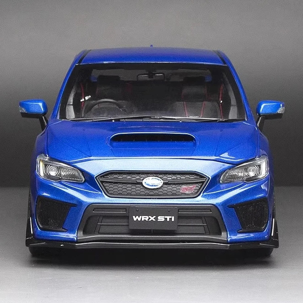 SunStar Subaru 2018 WRX STI azul 1:18 – modelo de coleção em metal fundido