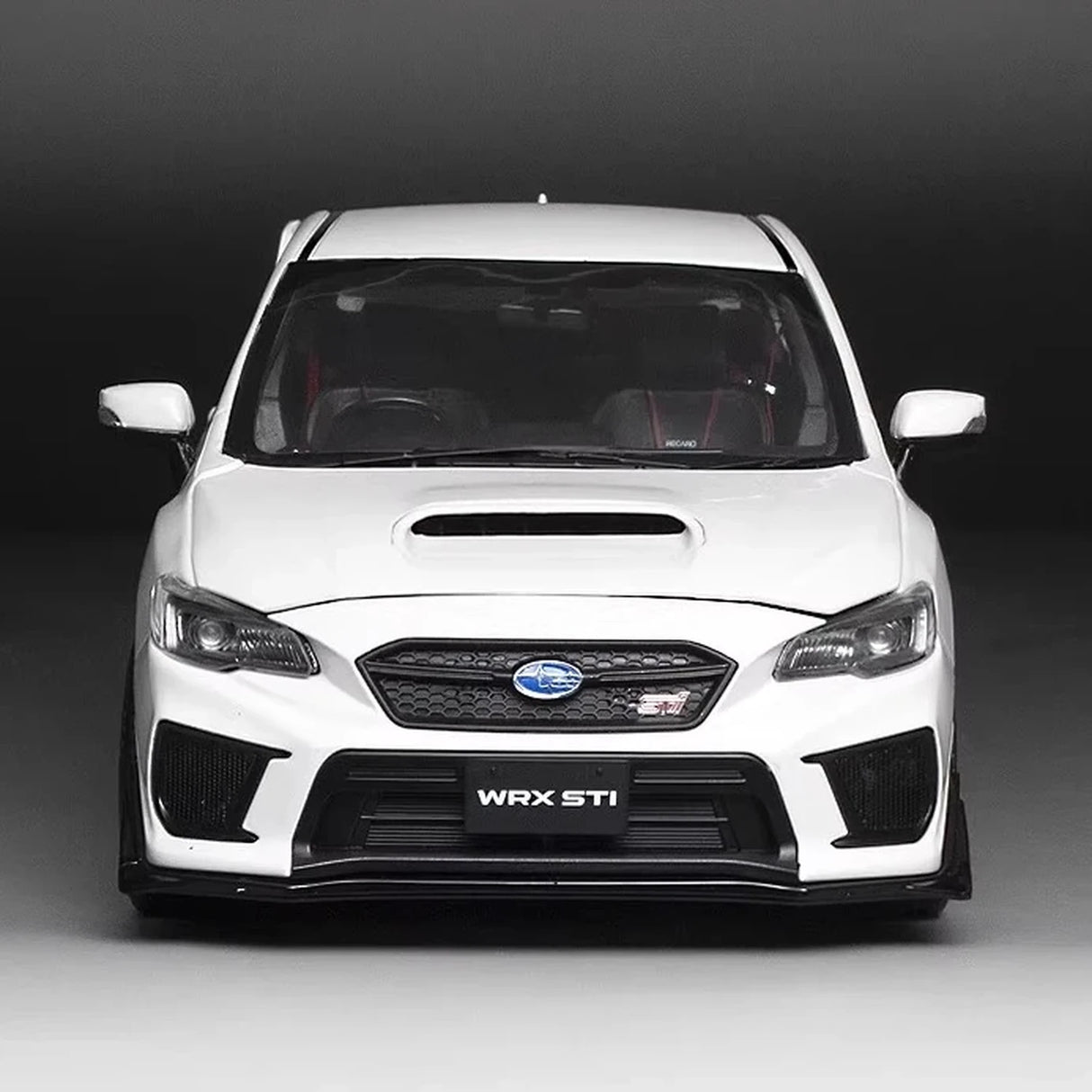 SunStar Subaru 2018 WRX STI White 1:18 – Modelo de Metal Fundido Colecionável