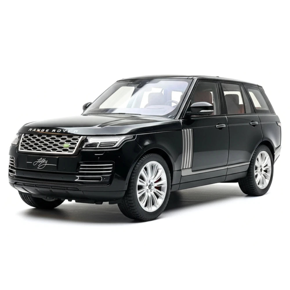 Land Rover 2021 Range Rover Fifty Black 1:18 – نموذج عرض مصبوب، مصبوب.