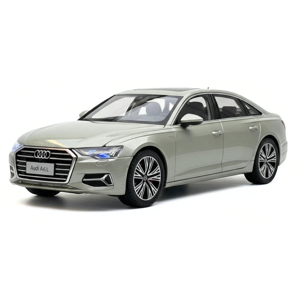 Audi 2019 A6 L Gray 1:24 – Valuvalettu näyttömalli