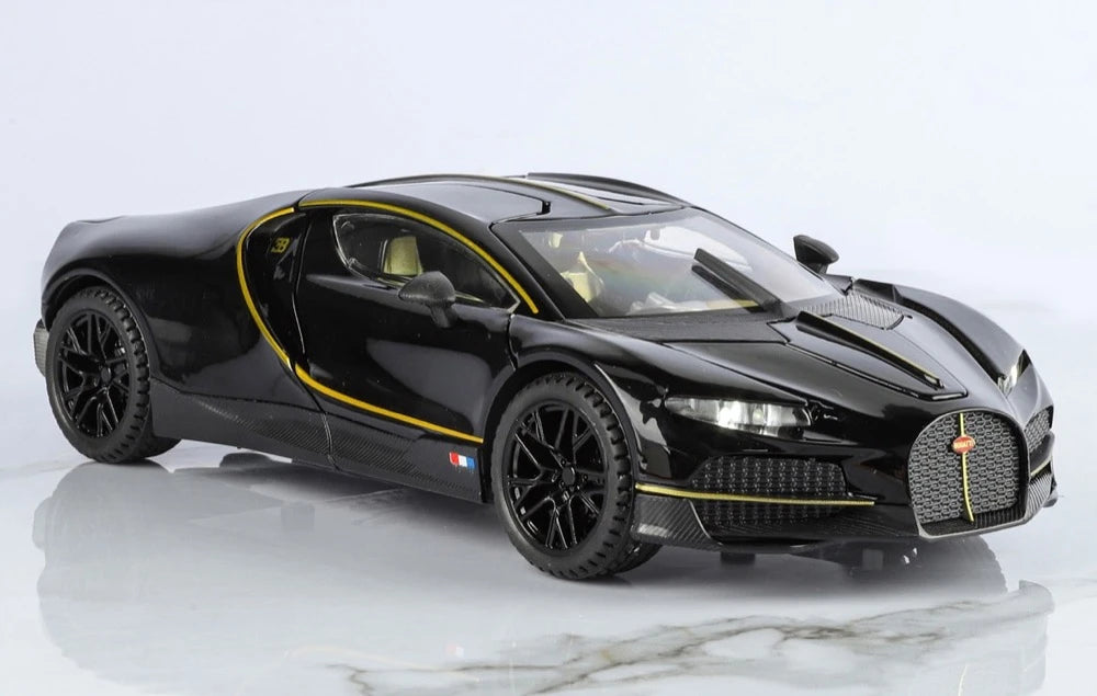 Bugatti 2024 Tourbillon Black 1:24 – Diecast Display Model Die-Cast