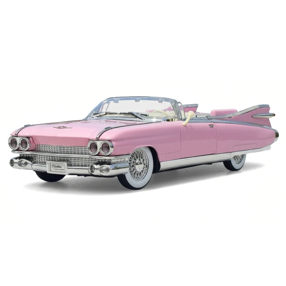 Cadillac 1959 Series 62 Eldorado Biarritz Pink 1:24 – Diecast Display Model Die-Cast