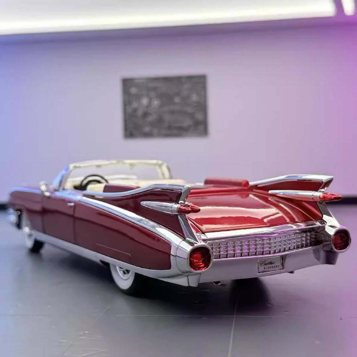 Cadillac 1959 Series 62 Eldorado Biarritz Red 1:24 – Diecast Display Model Die-Cast