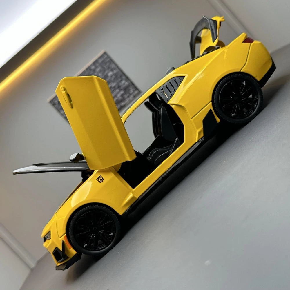 Chevrolet 2017 Camaro ZL1 1LE Yellow 1:24 – Diecast Display Model Die-Cast