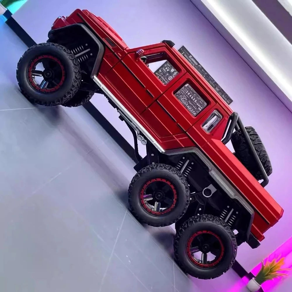 Mercedes-AMG 2013 G63 6x6 Off Road Metallic Red 1:24 – Diecast Display Model Die-Cast