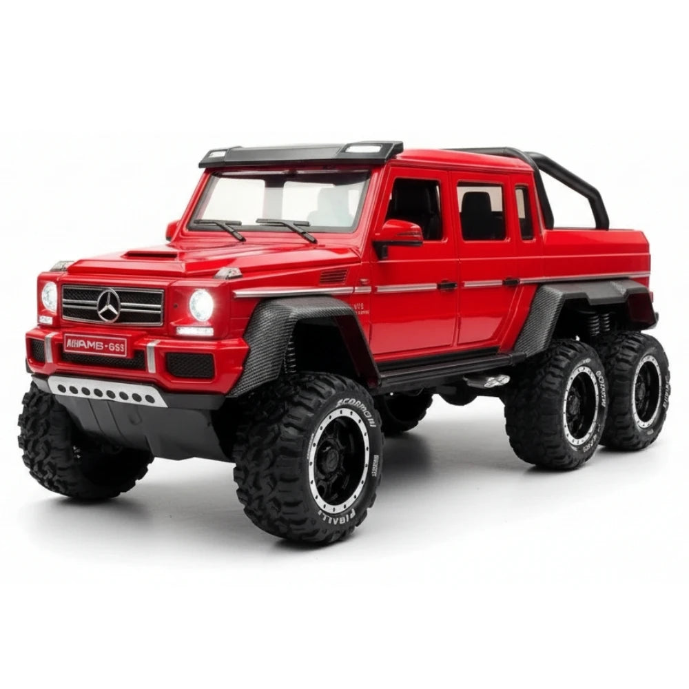 Mercedes-AMG 2013 G63 6x6 Off-Road Red 1:24 – Diecast Display Model Die-Cast