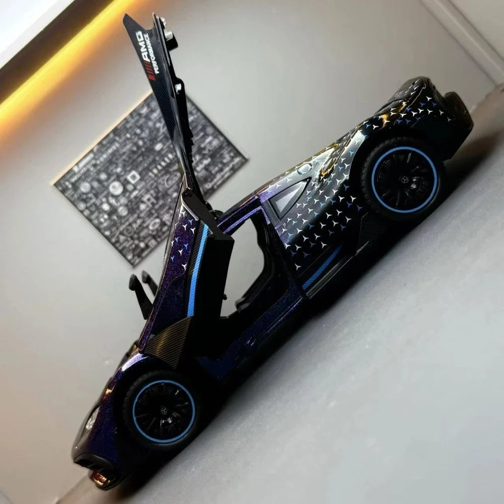 Mercedes-AMG 2022 One Purple 1:24 – model wyświetlacza odlewany