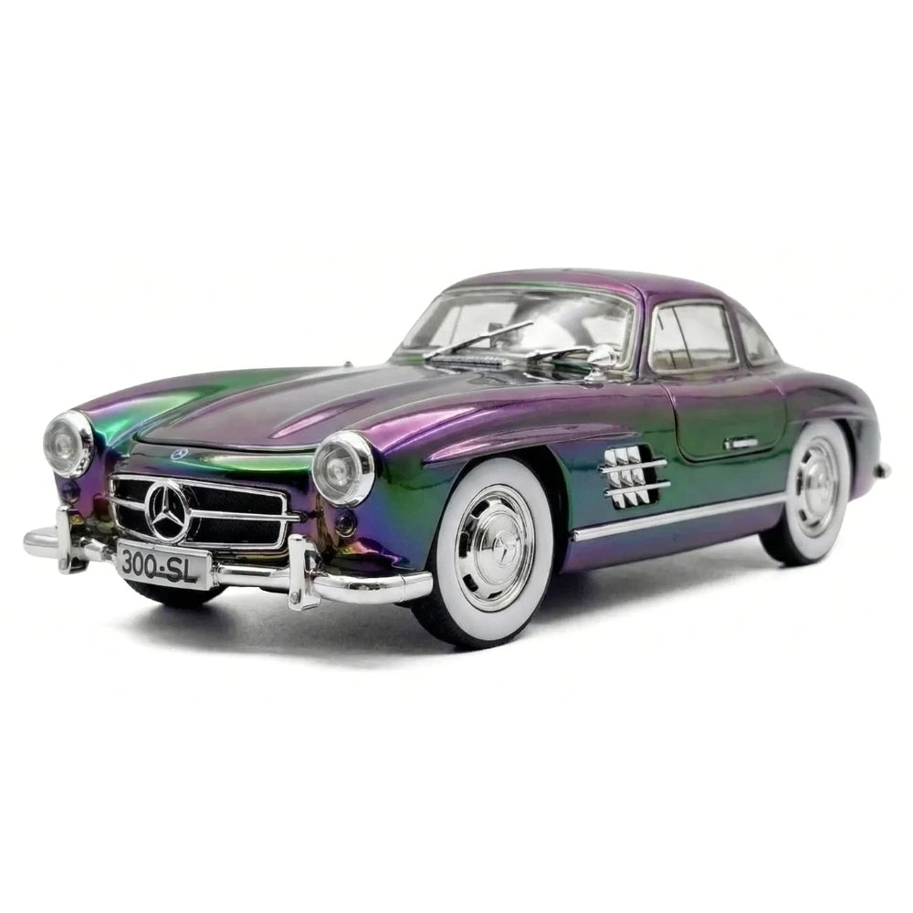 Mercedes-Benz 1954 300SL Purple Gradient 1:24 – Diecast Display Model Die-Cast