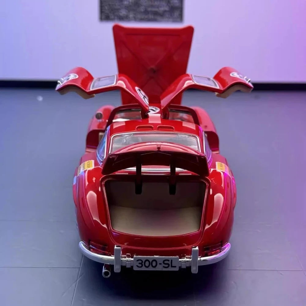 Mercedes-Benz 1954 300SL Red #35 1:24 diecast display model - view 9