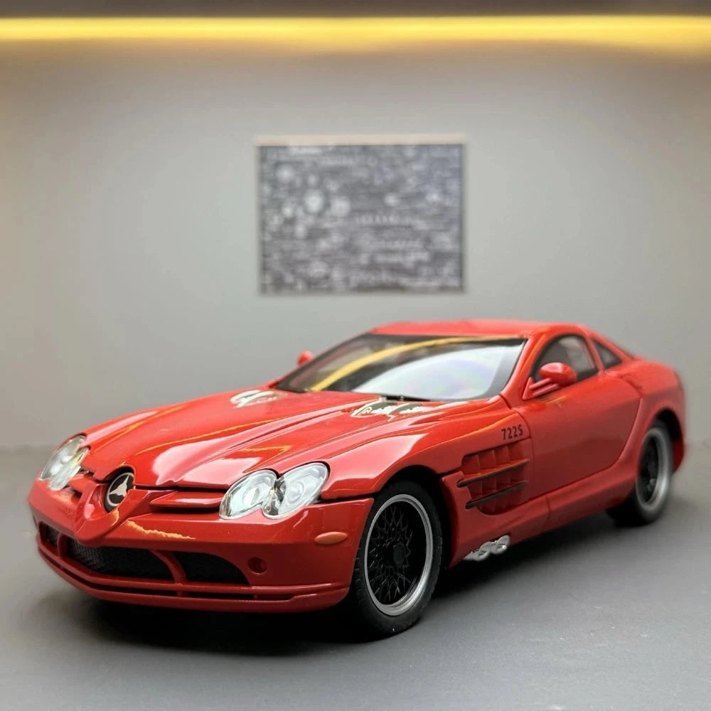 Mercedes-Benz 2006 SLR McLaren 722 S Red 1:24 – Valuvalettu näyttömalli