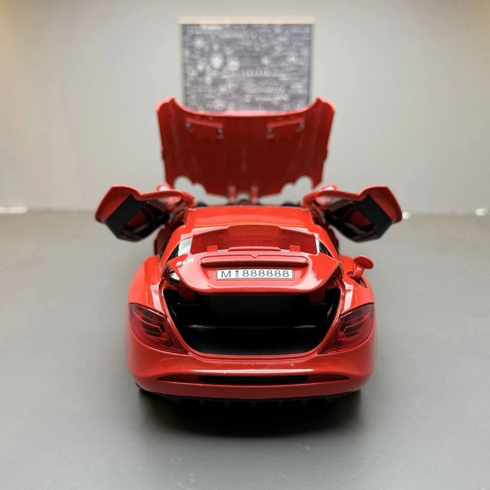 Mercedes-Benz 2006 SLR McLaren 722 S Red 1:24 – Valuvalettu näyttömalli