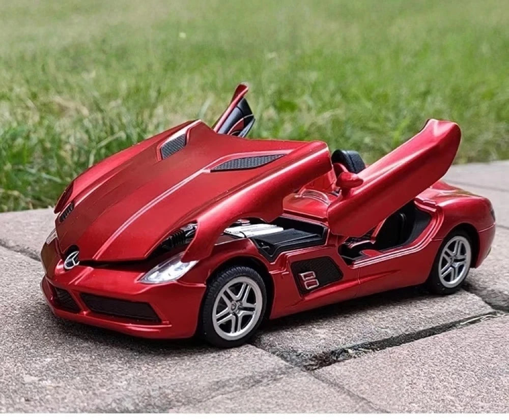 Mercedes-Benz 2009 SLR Stirling Moss Red 1:24 – valuvalumalli