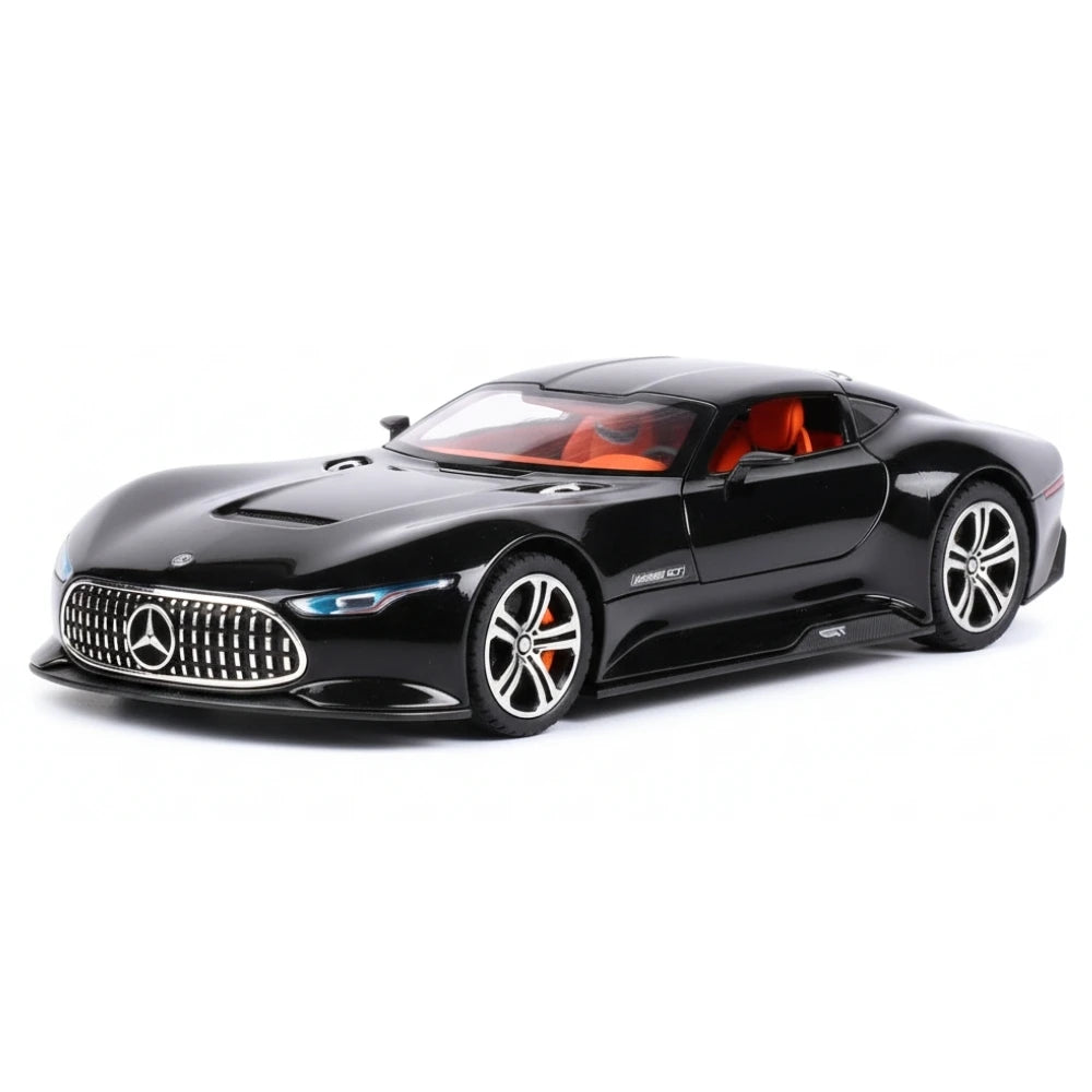 Mercedes-Benz 2013 AMG Vision Gran Turismo Glossy preto 1:24 – modelo de exposição em metal fundido