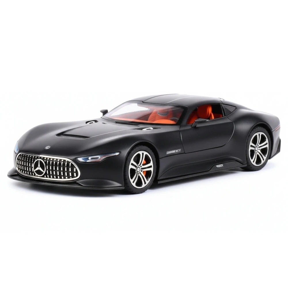 Mercedes-Benz 2013 AMG Vision Gran Turismo Matte preto 1:24 – modelo de exposição em metal fundido