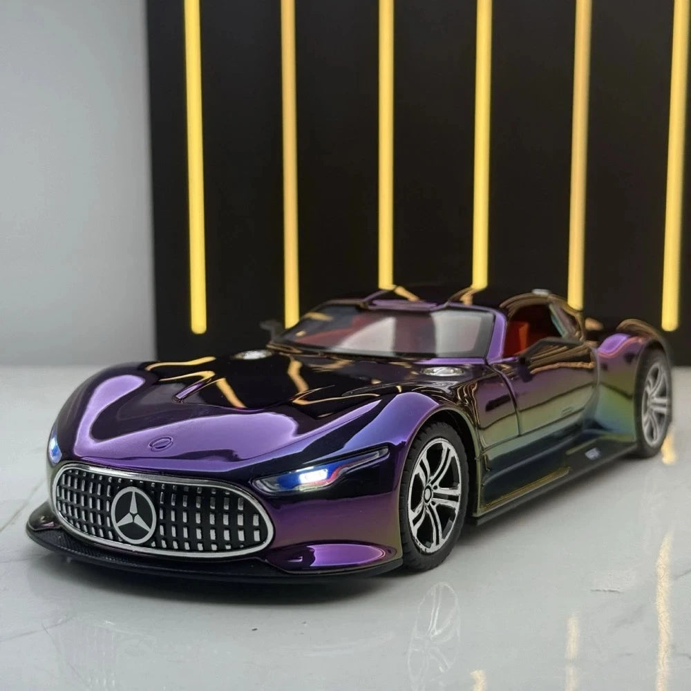 Mercedes-Benz 2013 AMG Vision Gran Turismo Purple Gradient 1:24 – Diecast Display Model Die-Cast