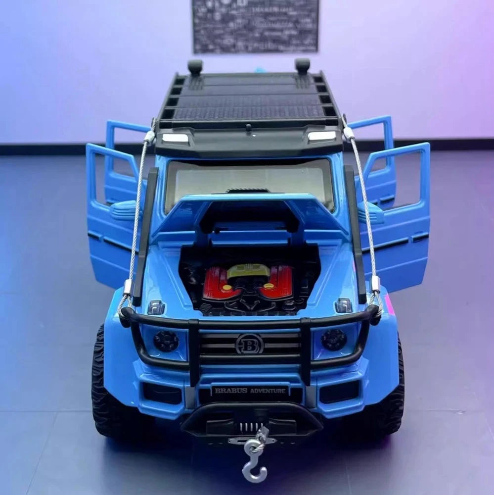 Mercedes-Brabus 2017 G550 4×4 Blue 1:24 – Diecast Display Model Die-Cast