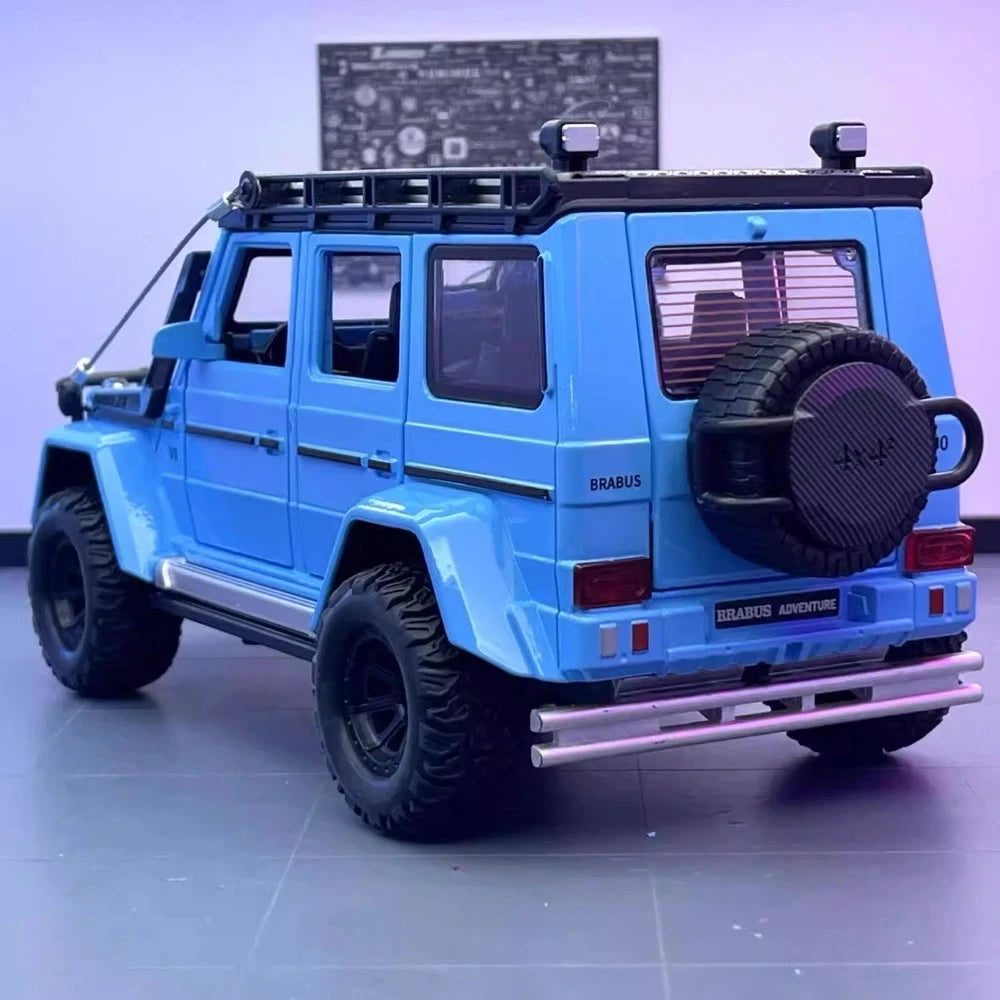 Mercedes-Brabus 2017 G550 4×4 Blue 1:24 – Diecast Display Model Die-Cast