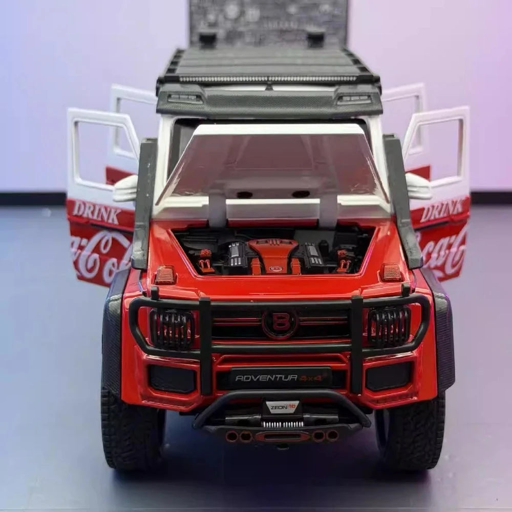 Mercedes-Brabus 2017 G550 4×4 Coca-Cola 1:24 – Diecast Display Model Die-Cast