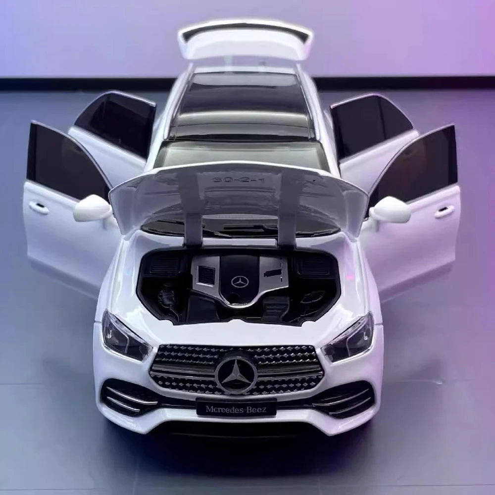 Mercedes-Benz 2020 GLE350 White 1:24 – Diecast Display Model Die-Cast