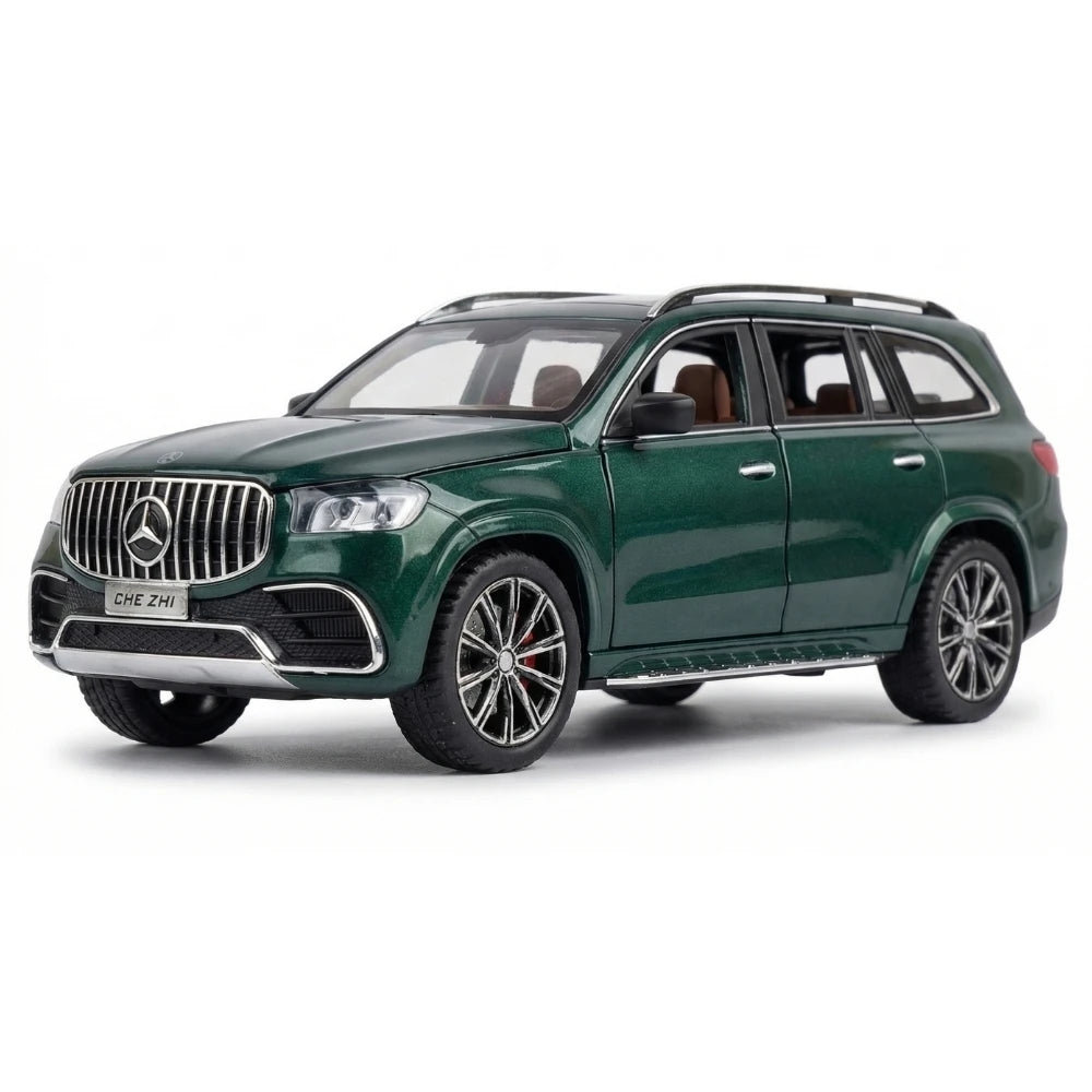 Mercedes-Benz 2020 GLS63 Green 1:24 – Model wyświetlacza odlewany z odlewu