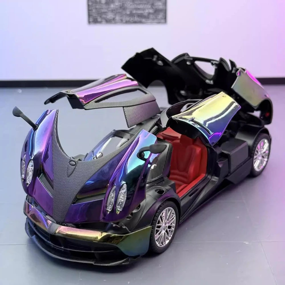 Pagani 2012 Huayra Purple Gradient 1:24 – Diecast Display Model Die-Cast