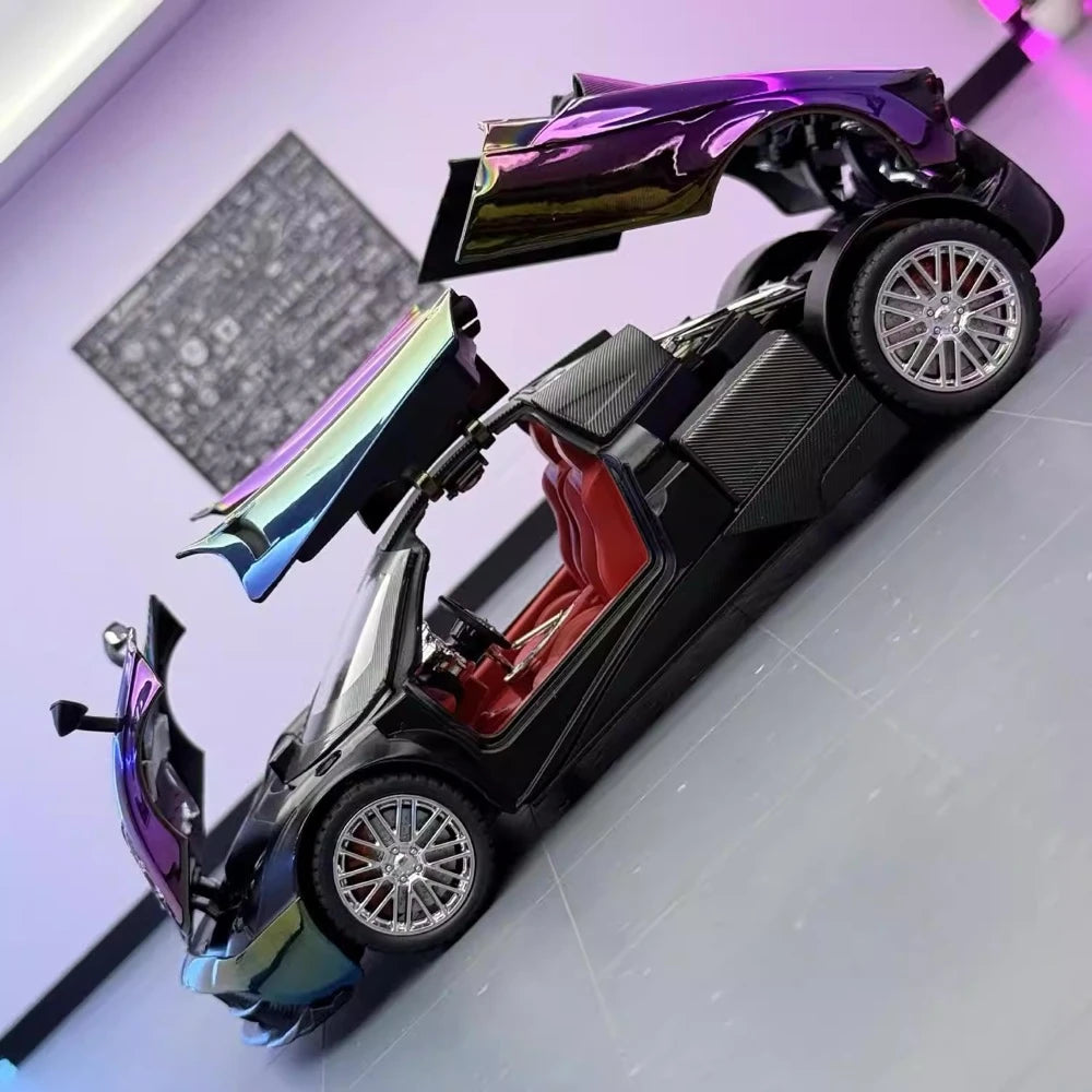 Pagani 2012 Huayra Purple Gradient 1:24 – Diecast Display Model Die-Cast