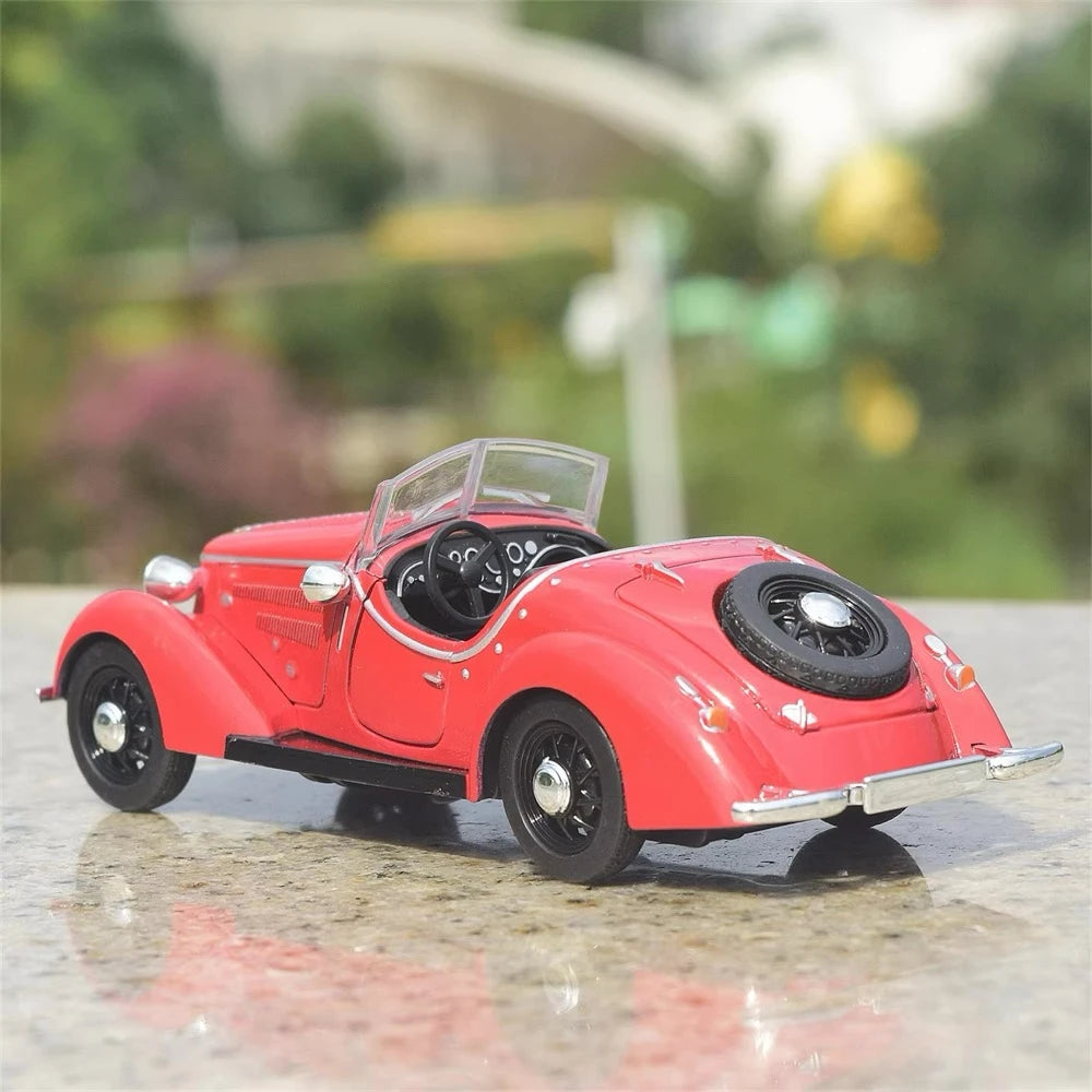 Audi 1936 Wanderer W25K Roadster Red 1:32 – Diecast Display Model Die-Cast