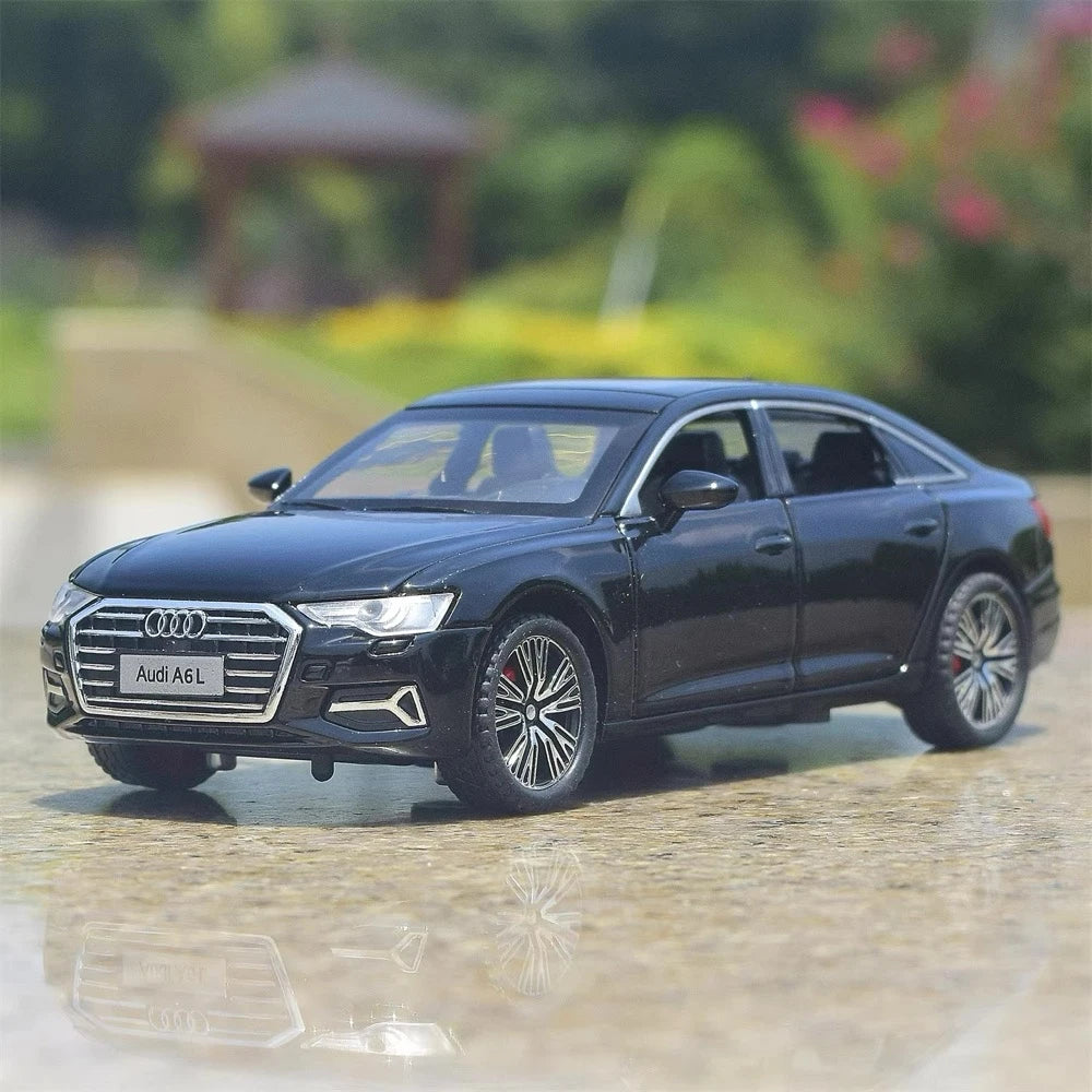 Audi 2019 A6L Black 1:32 – model wyświetlacza odlewany z odlewu