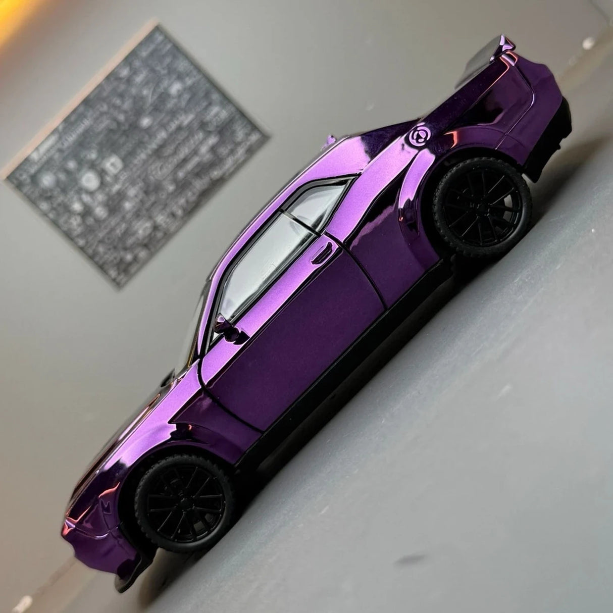 Dodge 2021 SRT Hellcat Metallic Purple 1:32 – Diecast Display Model Die-Cast