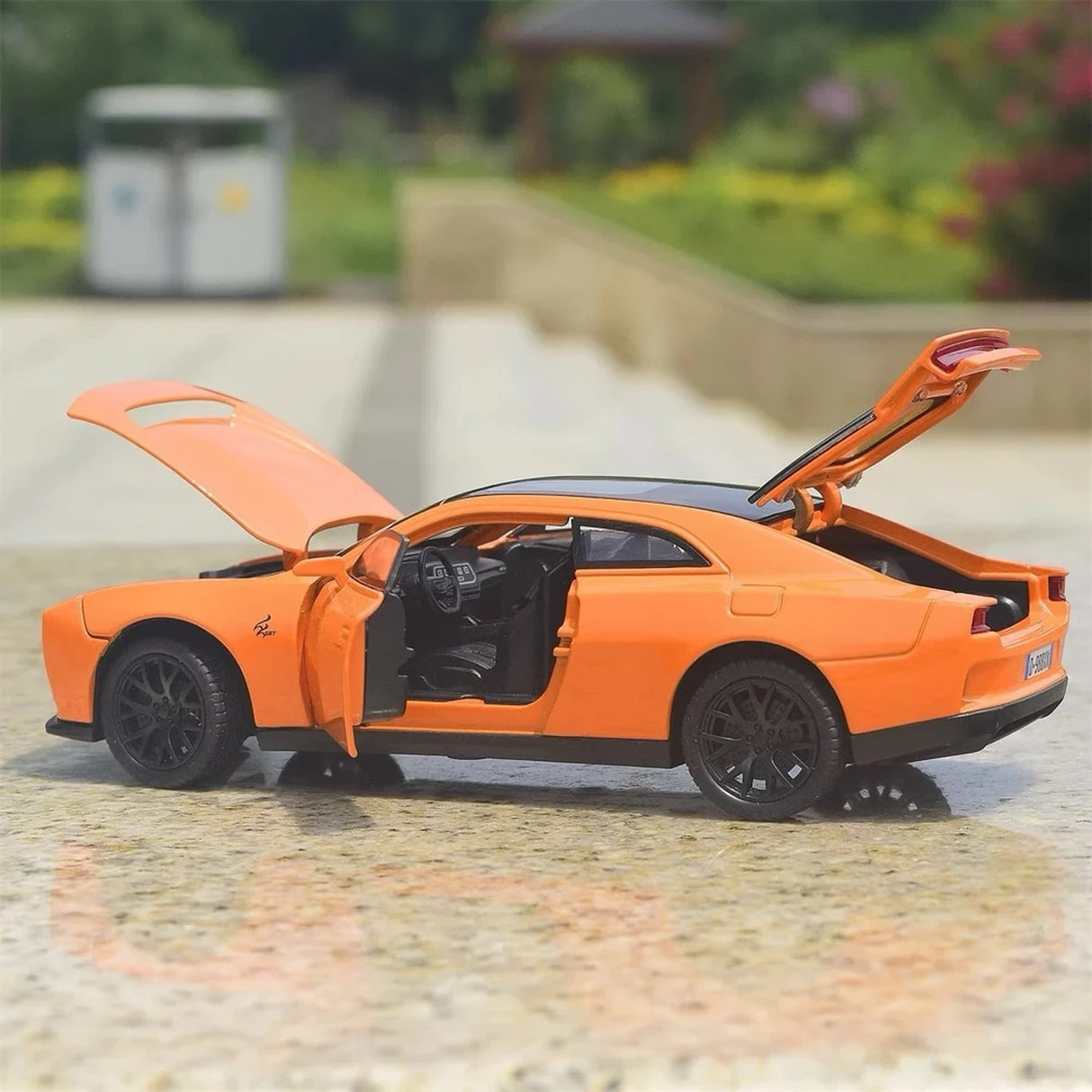 Dodge 2024 Charger Daytona SRT Orange 1:32 – Diecast Display Model Die-Cast