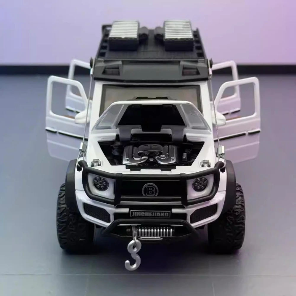 Mercedes-Brabus 2017 G550 4x4 Off-Road White 1:32 – Diecast Display Model Die-Cast