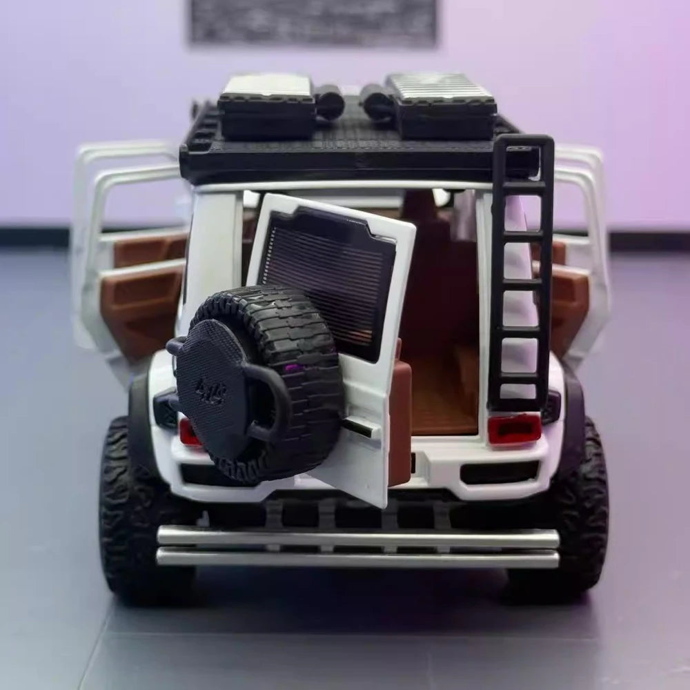 Mercedes-Brabus 2017 G550 4x4 Off-Road White 1:32 – Diecast Display Model Die-Cast