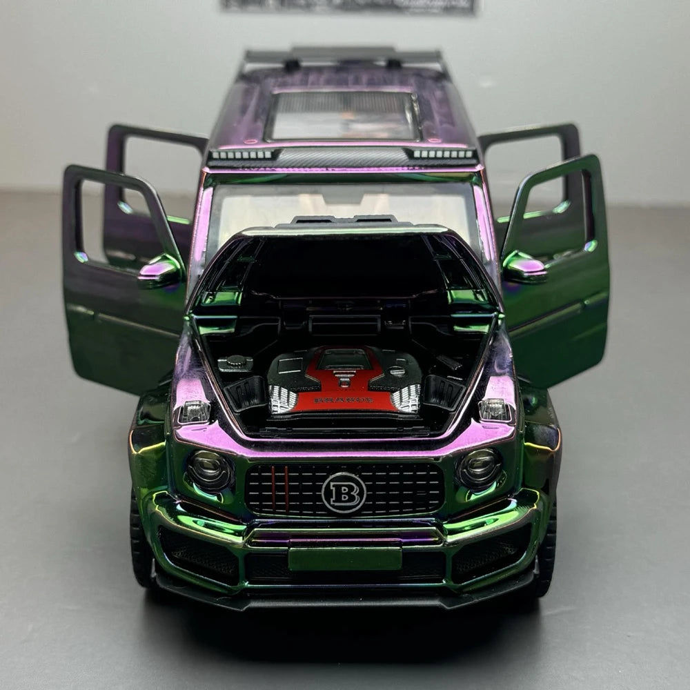 Mercedes-Brabus 2022 G800 4×4 Purple Gradient 1:32 – Diecast Display Model Die-Cast