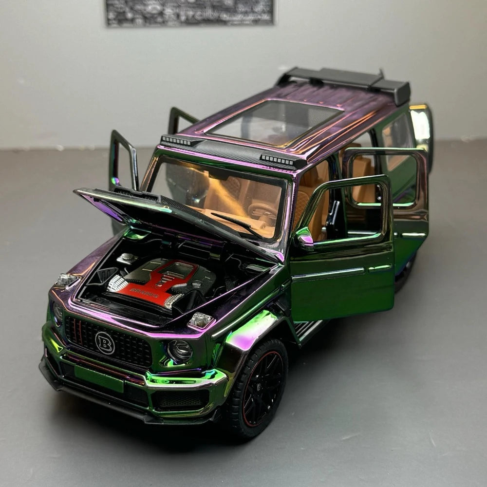 Mercedes-Brabus 2022 G800 4×4 Purple Gradient 1:32 – Diecast Display Model Die-Cast