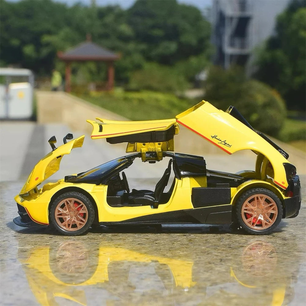 Pagani 2012 Huayra Yellow 1:32 – Model wyświetlacza odlewany z odlewu