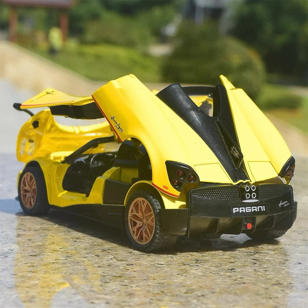 Pagani 2012 Huayra Yellow 1:32 – Model wyświetlacza odlewany z odlewu