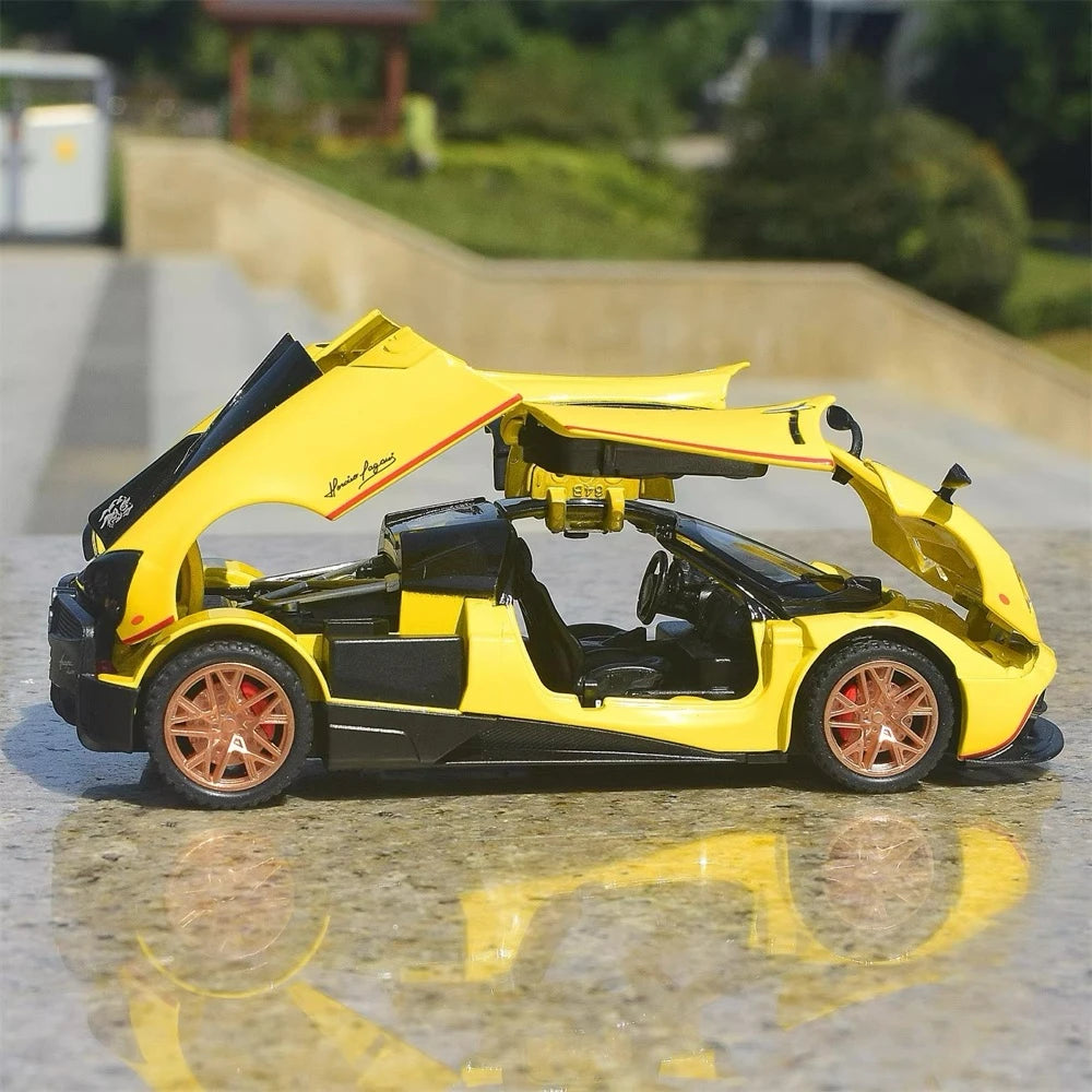 Pagani 2012 Huayra Yellow 1:32 – Model wyświetlacza odlewany z odlewu