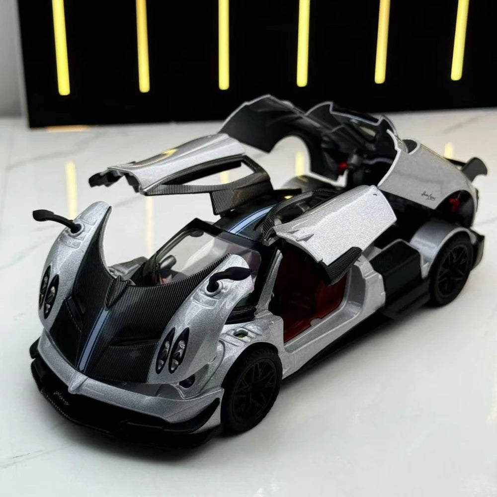 Pagani 2016 Huayra BC Silver 1:32 – Diecast Display Model Die-Cast