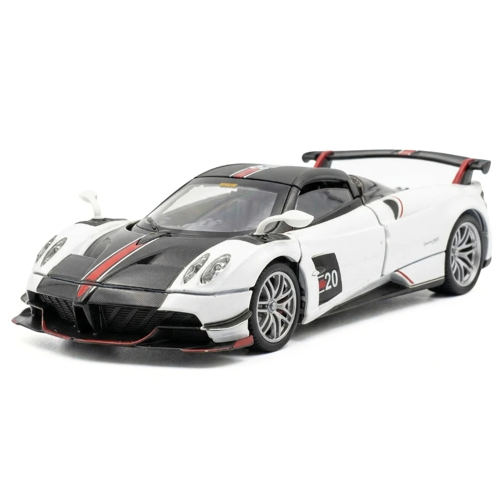 Pagani 2016 Huayra BC White 1:32 – model wyświetlacza odlewany z metalu