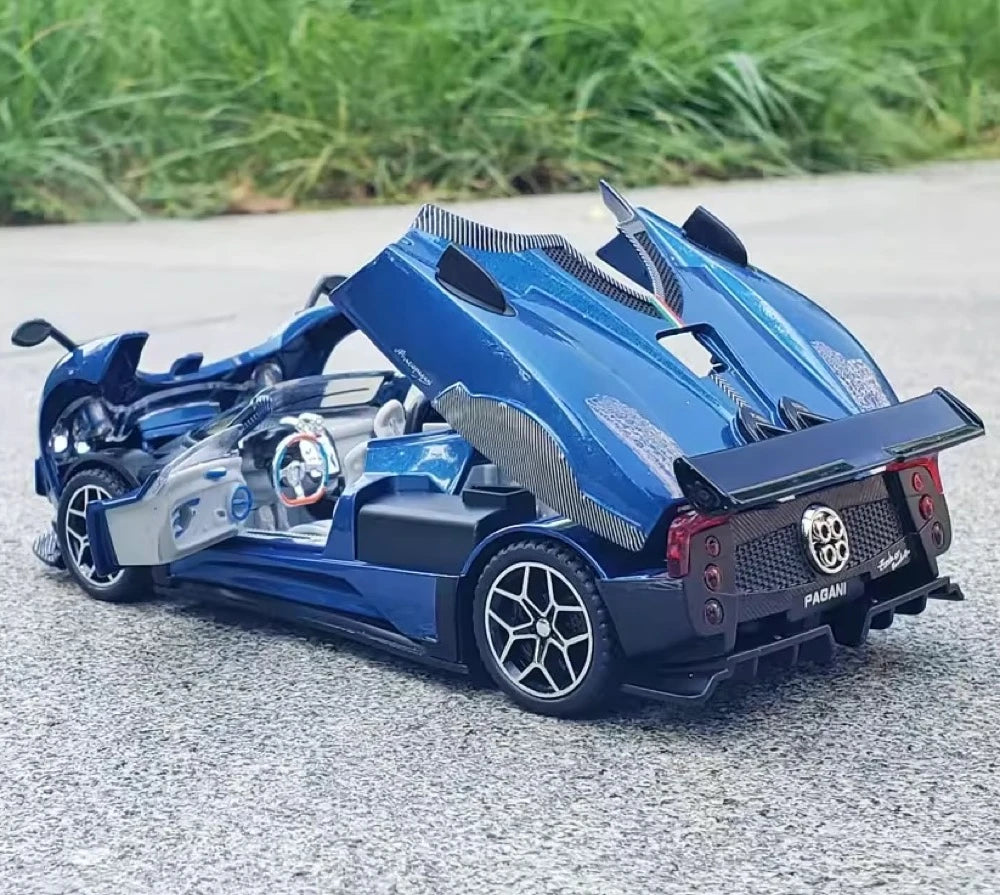 Pagani 2018 Zonda HP Barchetta Blue 1:32 – Diecast Display Model Die-Cast