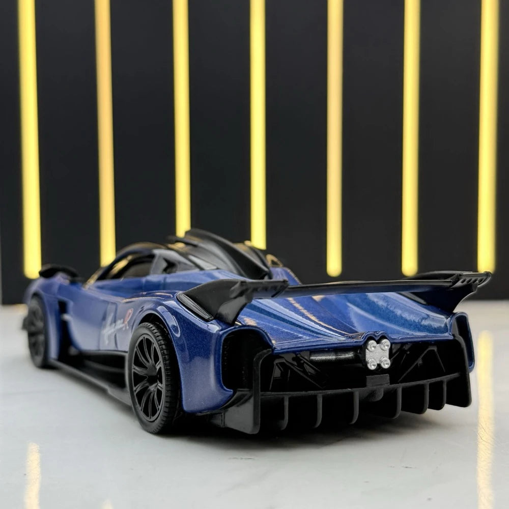Pagani 2021 Huayra R Blue 1:32 – Diecast Display Model Die-Cast