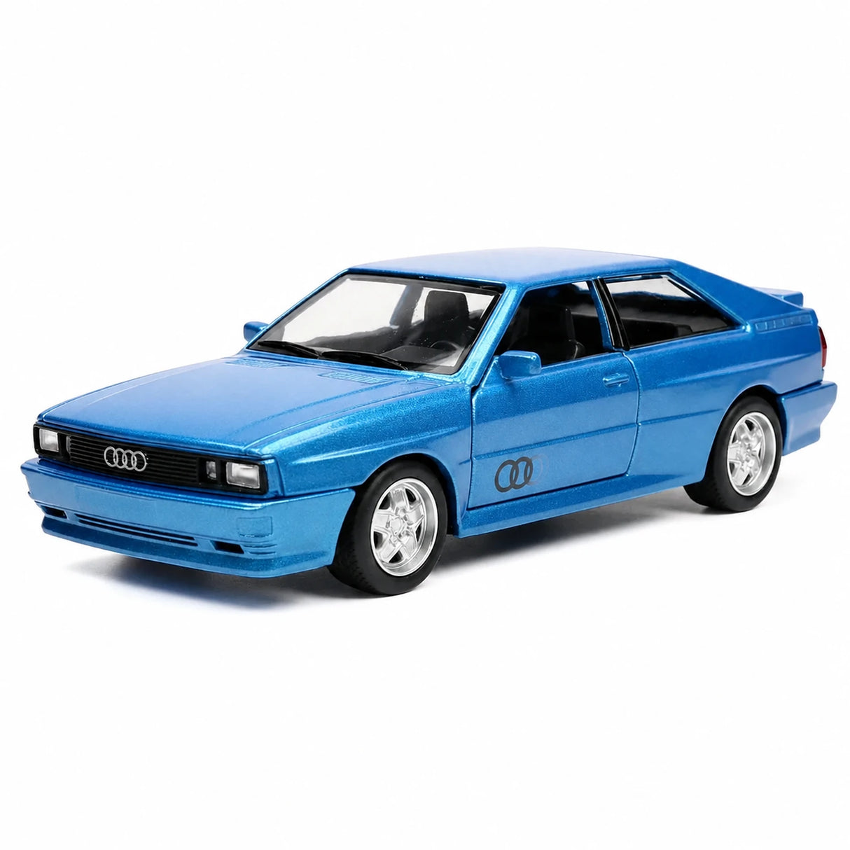 Audi 1980 Quattro Blue 1:36 – model wyświetlacza odlewany