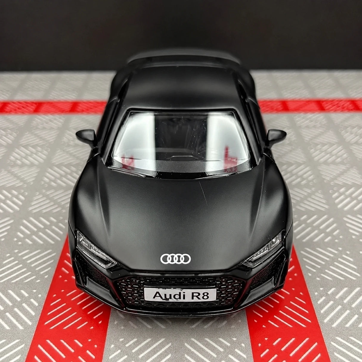 Audi 2016 R8 أسود 1:36 – نموذج عرض معدني مصبوب