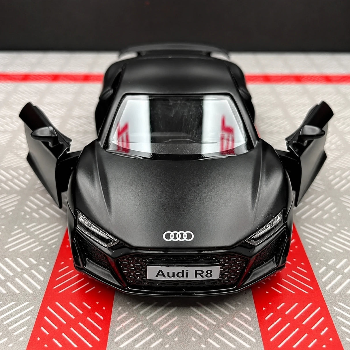 Audi 2016 R8 أسود 1:36 – نموذج عرض معدني مصبوب