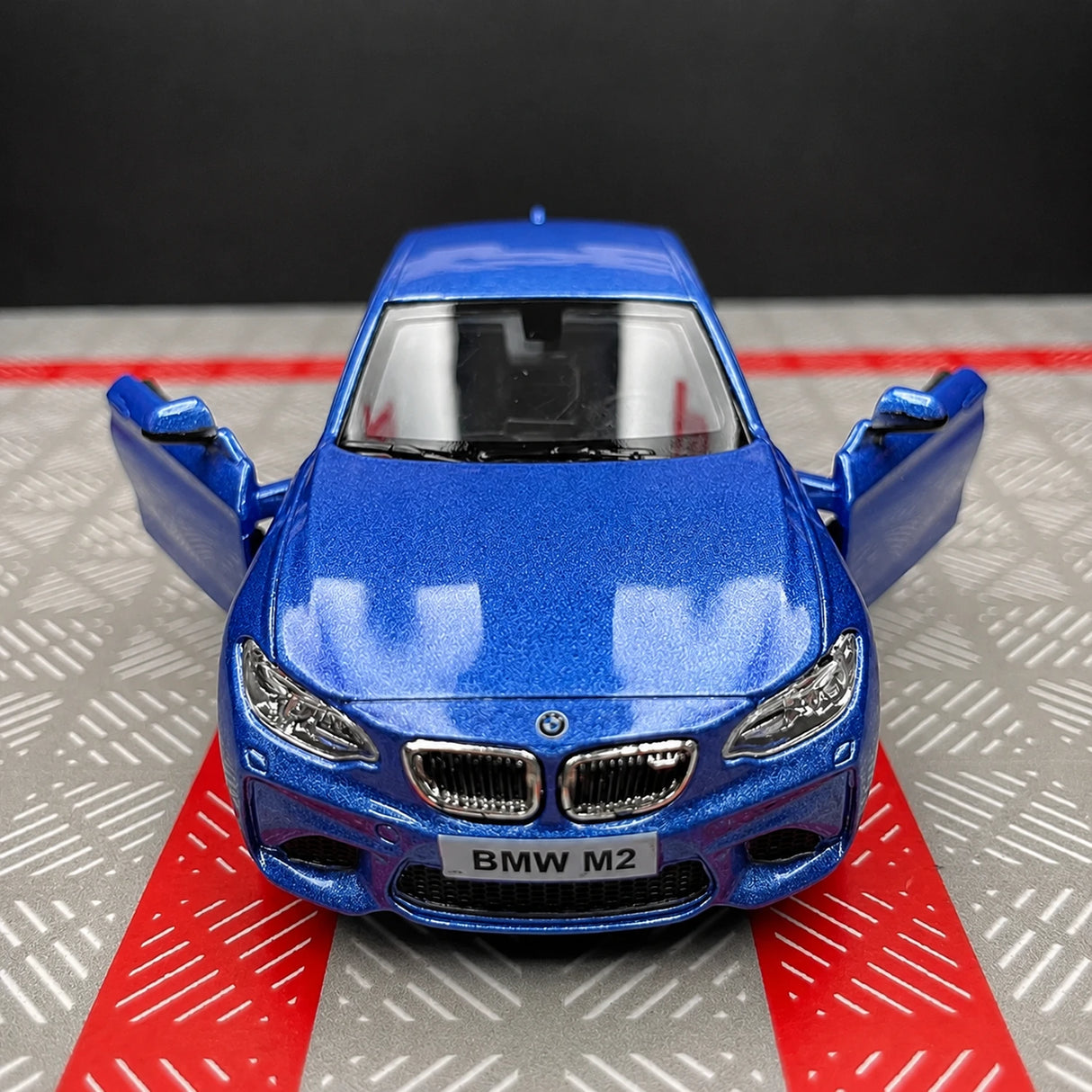 BMW 2016 F87 M2 Blue 1:36 – Modello Pressofuso per esposizione pressofusa