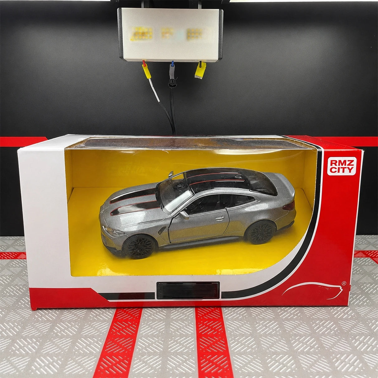 BMW 2023 G82 M4 CSL Gray 1:36 – Diecast Display Model Die-Cast